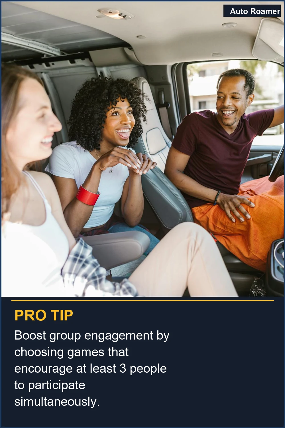 Boost group engagement by choosing games that encourage at least 3 people to participate simultaneously.