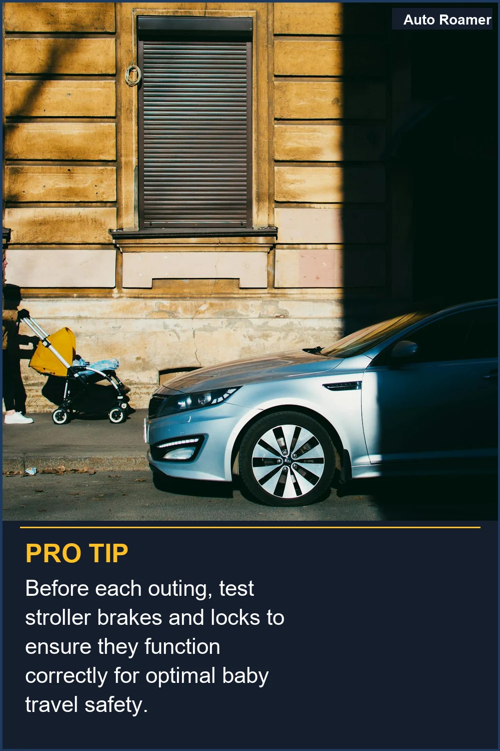 Before each outing, test stroller brakes and locks to ensure they function correctly for optimal baby travel safety.