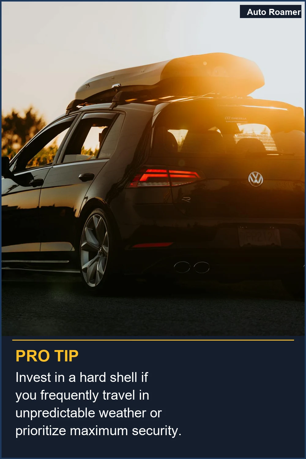 Invest in a hard shell if you frequently travel in unpredictable weather or prioritize maximum security.