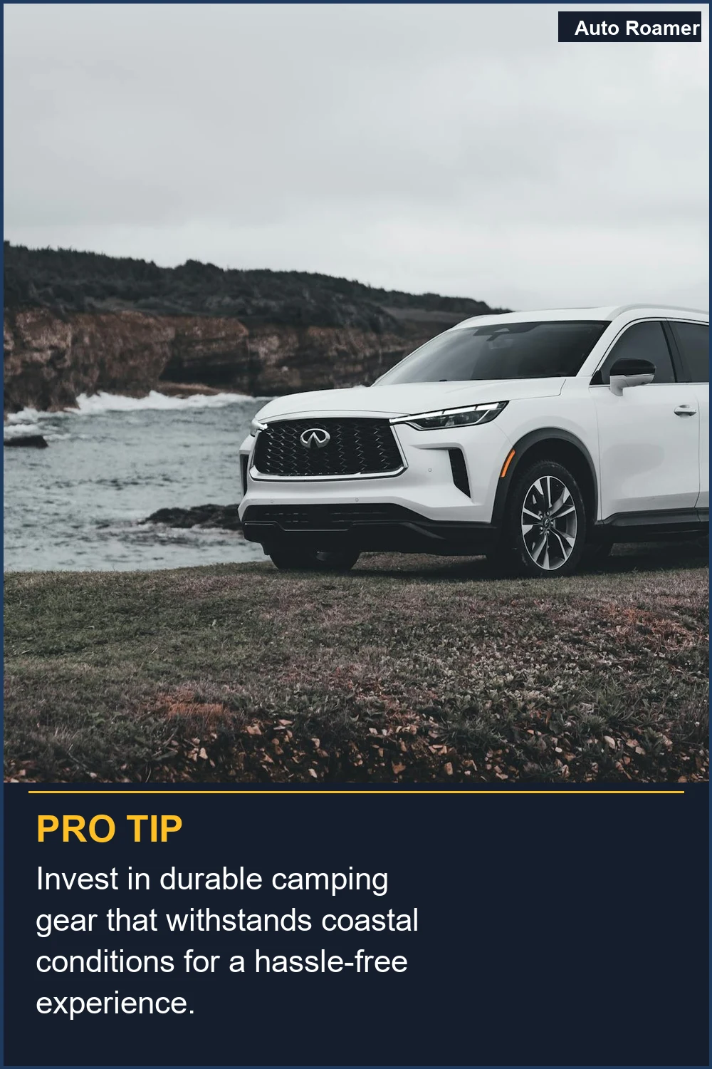 Invest in durable camping gear that withstands coastal conditions for a hassle-free experience.