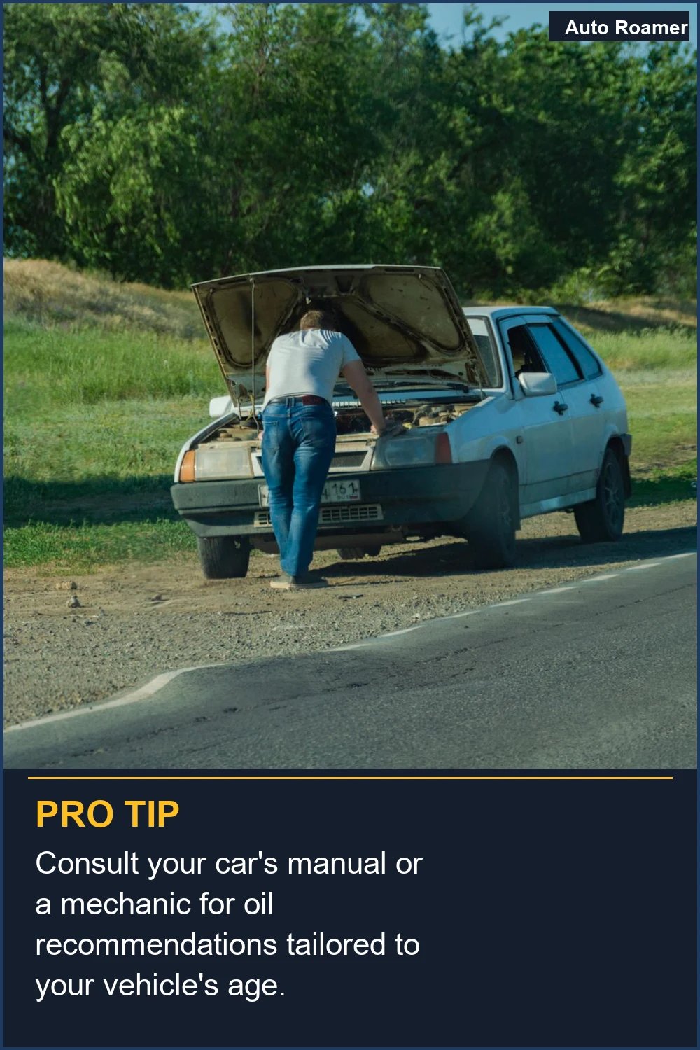 Consult your car's manual or a mechanic for oil recommendations tailored to your vehicle's age.