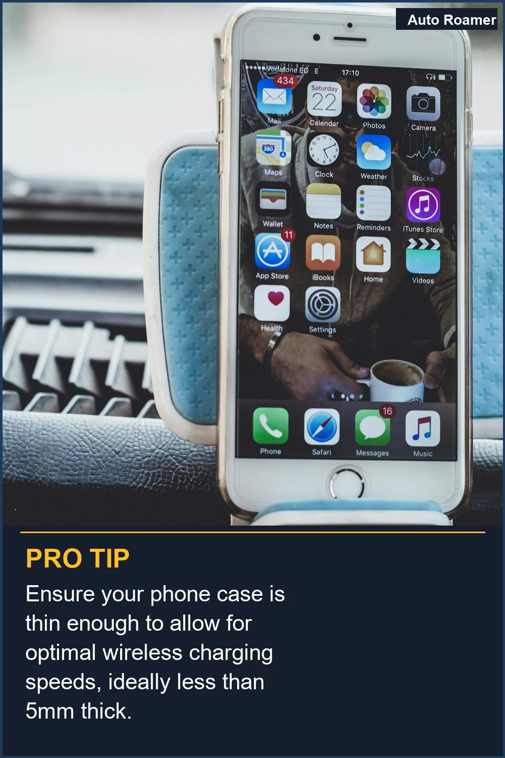 Ensure your phone case is thin enough to allow for optimal wireless charging speeds, ideally less than 5mm thick.