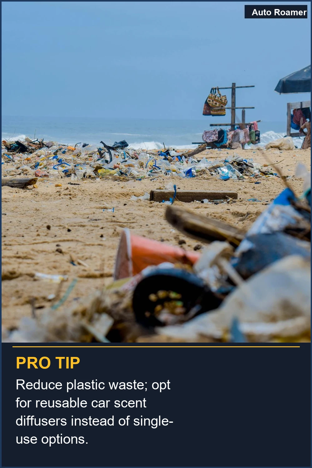 Reduce plastic waste; opt for reusable car scent diffusers instead of single-use options.