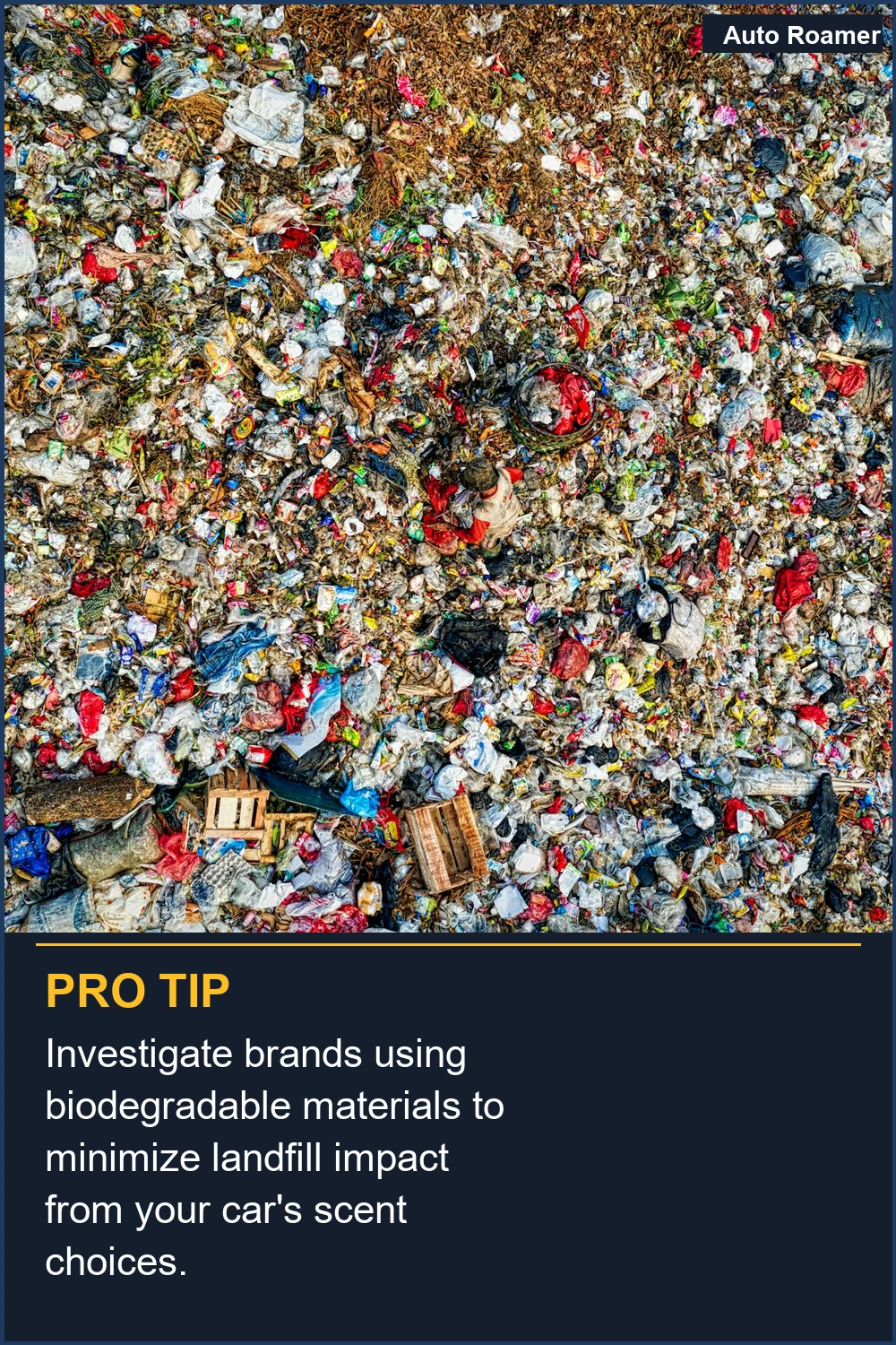 Investigate brands using biodegradable materials to minimize landfill impact from your car's scent choices.