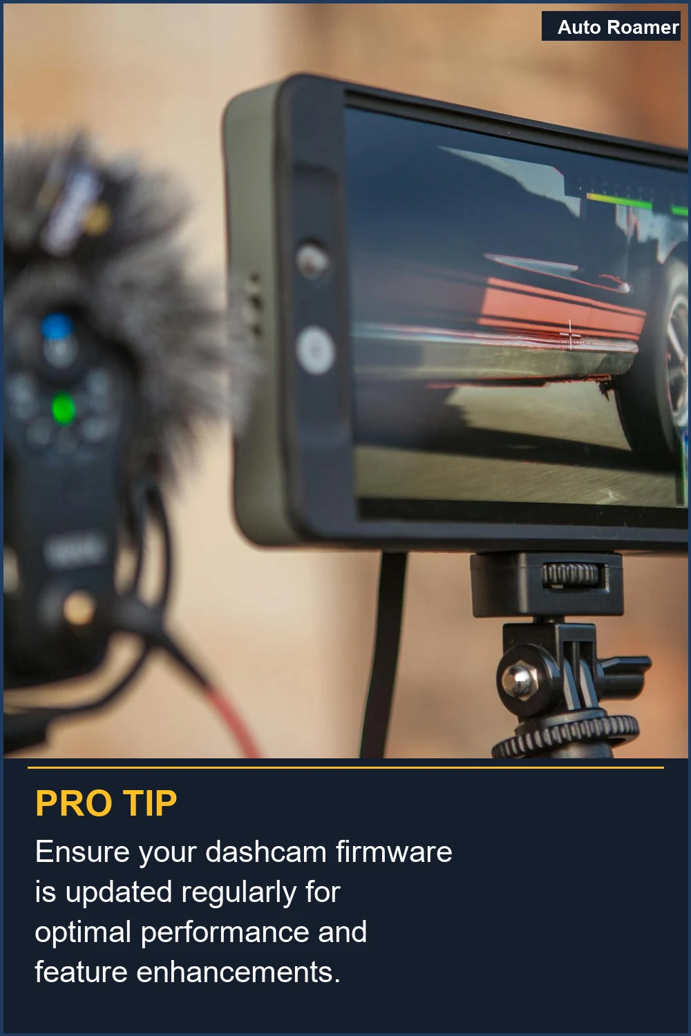 Asegúrate de que el firmware de tu dashcam se actualice regularmente para un rendimiento óptimo y mejoras de funciones.