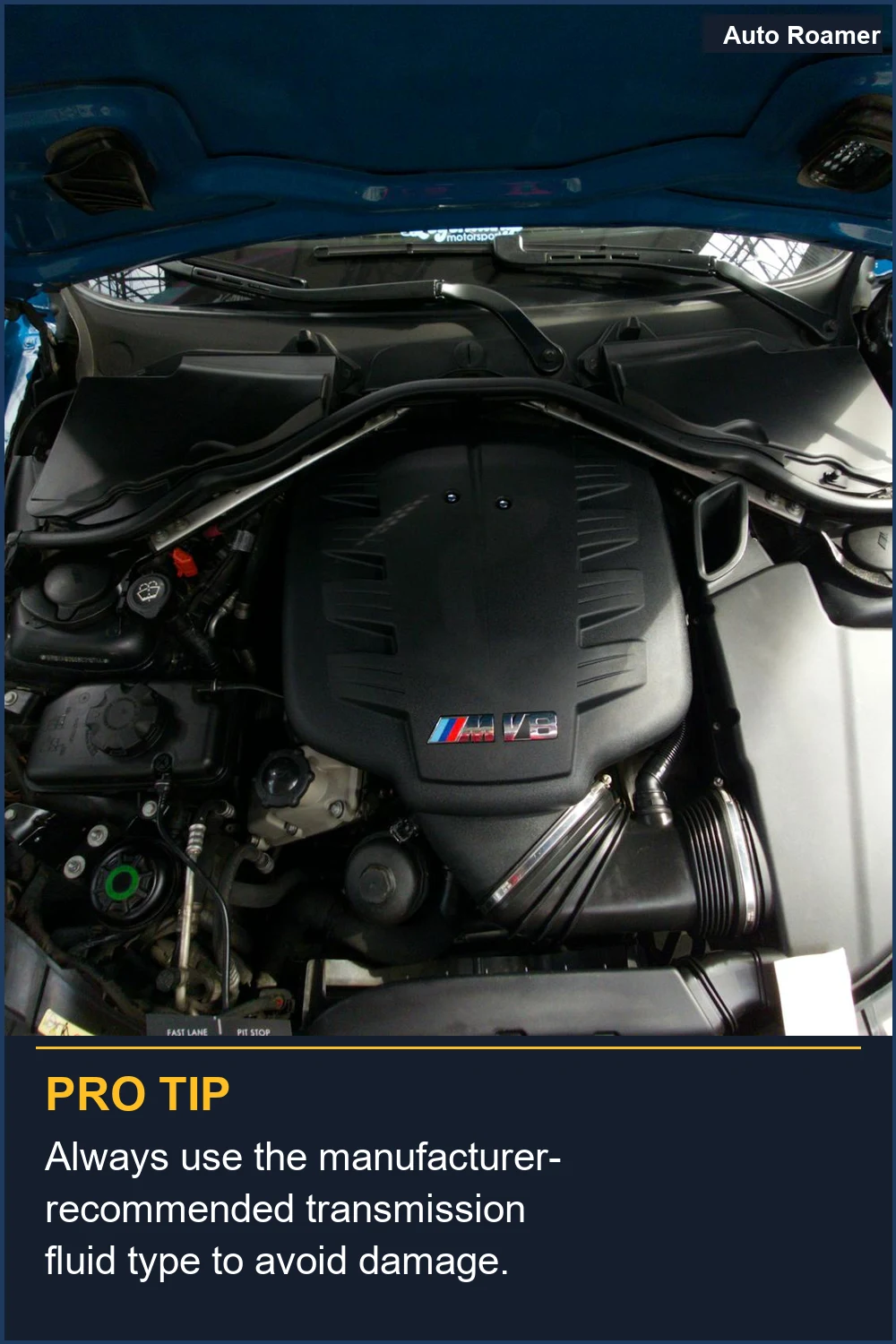 Always use the manufacturer-recommended transmission fluid type to avoid damage.