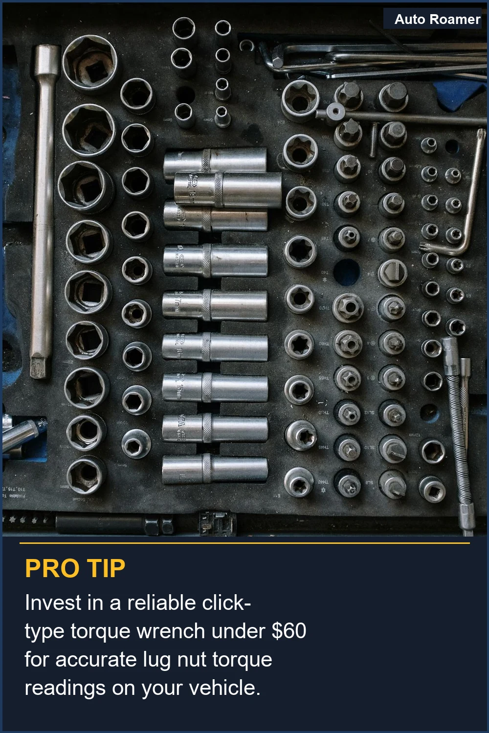 Invest in a reliable click-type torque wrench under $60 for accurate lug nut torque readings on your vehicle.