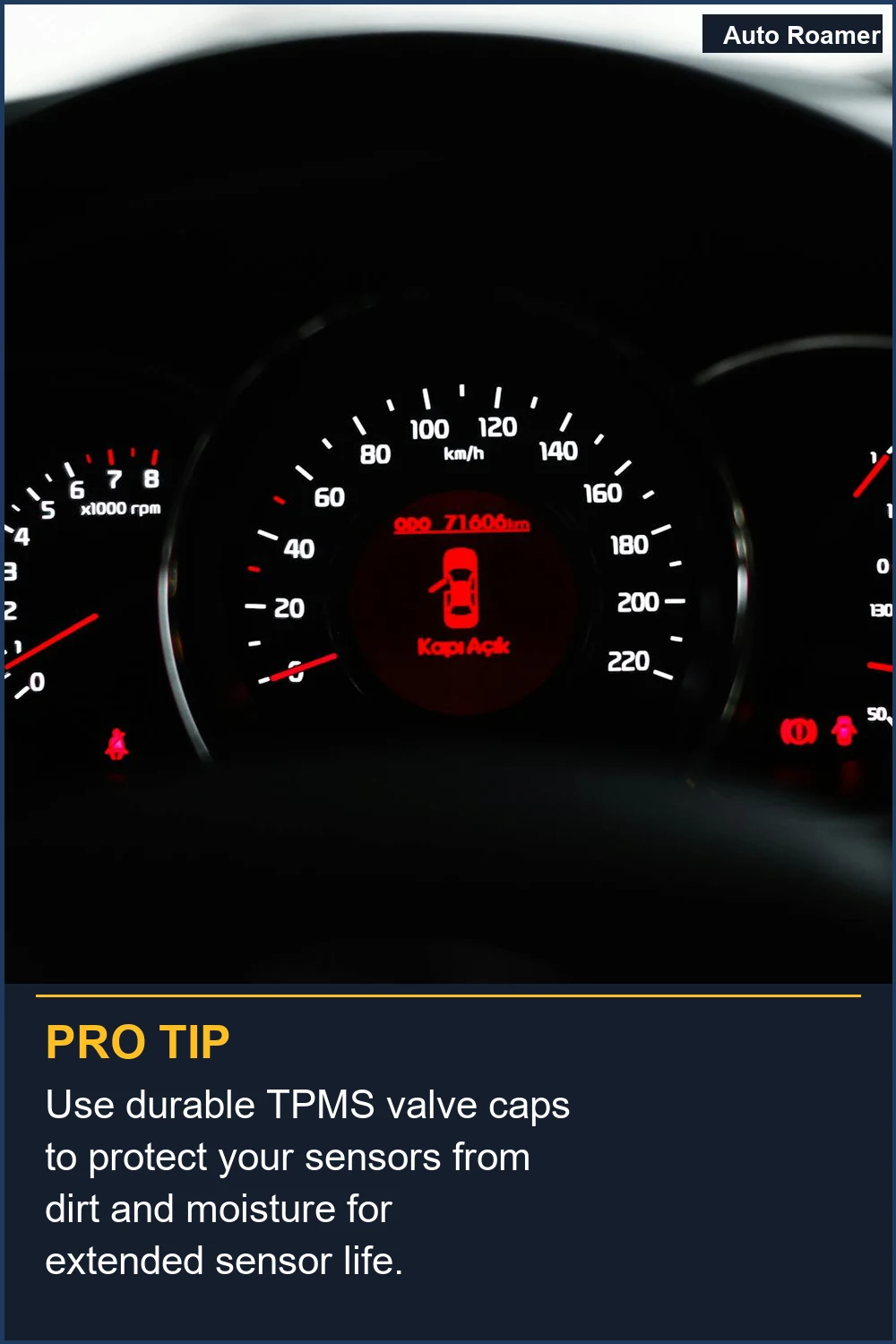 Utiliza tapas de válvula TPMS duraderas para proteger tus sensores de la suciedad y la humedad y prolongar su vida útil.