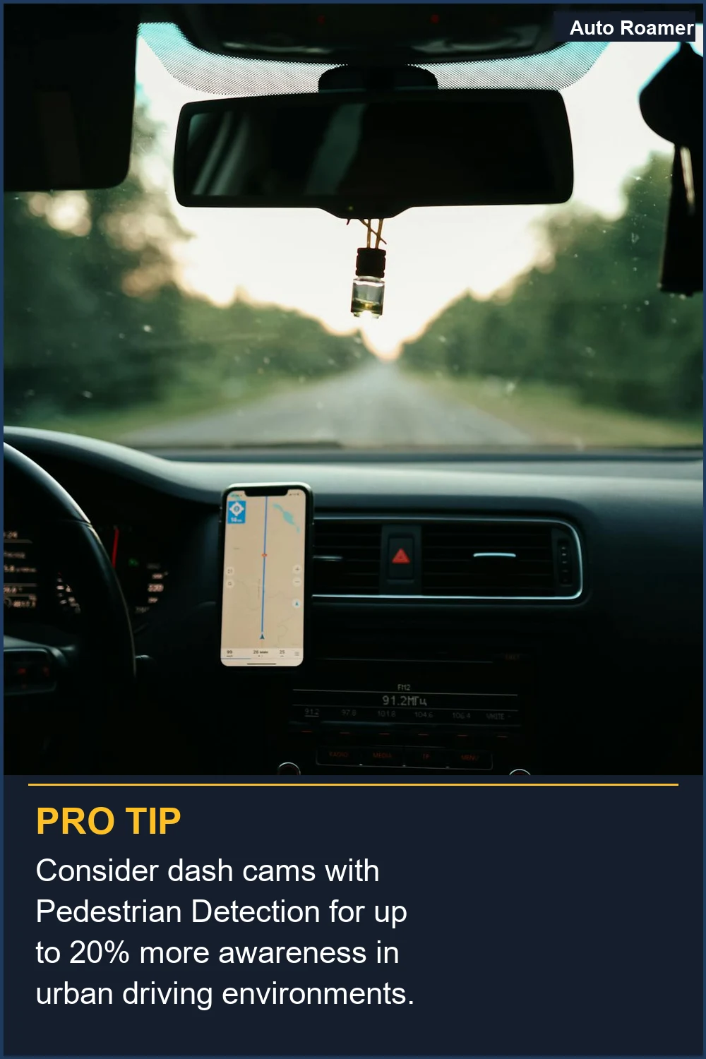 Consider dash cams with Pedestrian Detection for up to 20% more awareness in urban driving environments.