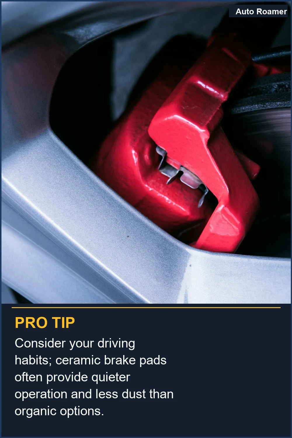 Upgrade to metallic brake pads for superior stopping power in demanding conditions, lasting up to 50,000 miles.