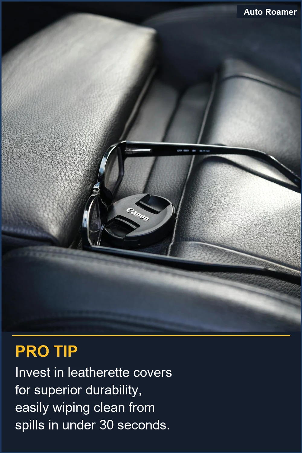 Invest in leatherette covers for superior durability, easily wiping clean from spills in under 30 seconds.