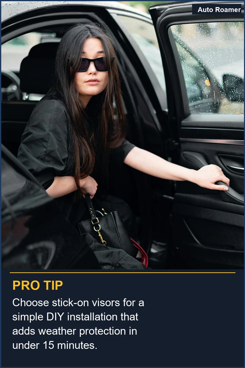 Elige viseras adhesivas para una instalación sencilla de bricolaje que añade protección contra el clima en menos de 15 minutos.