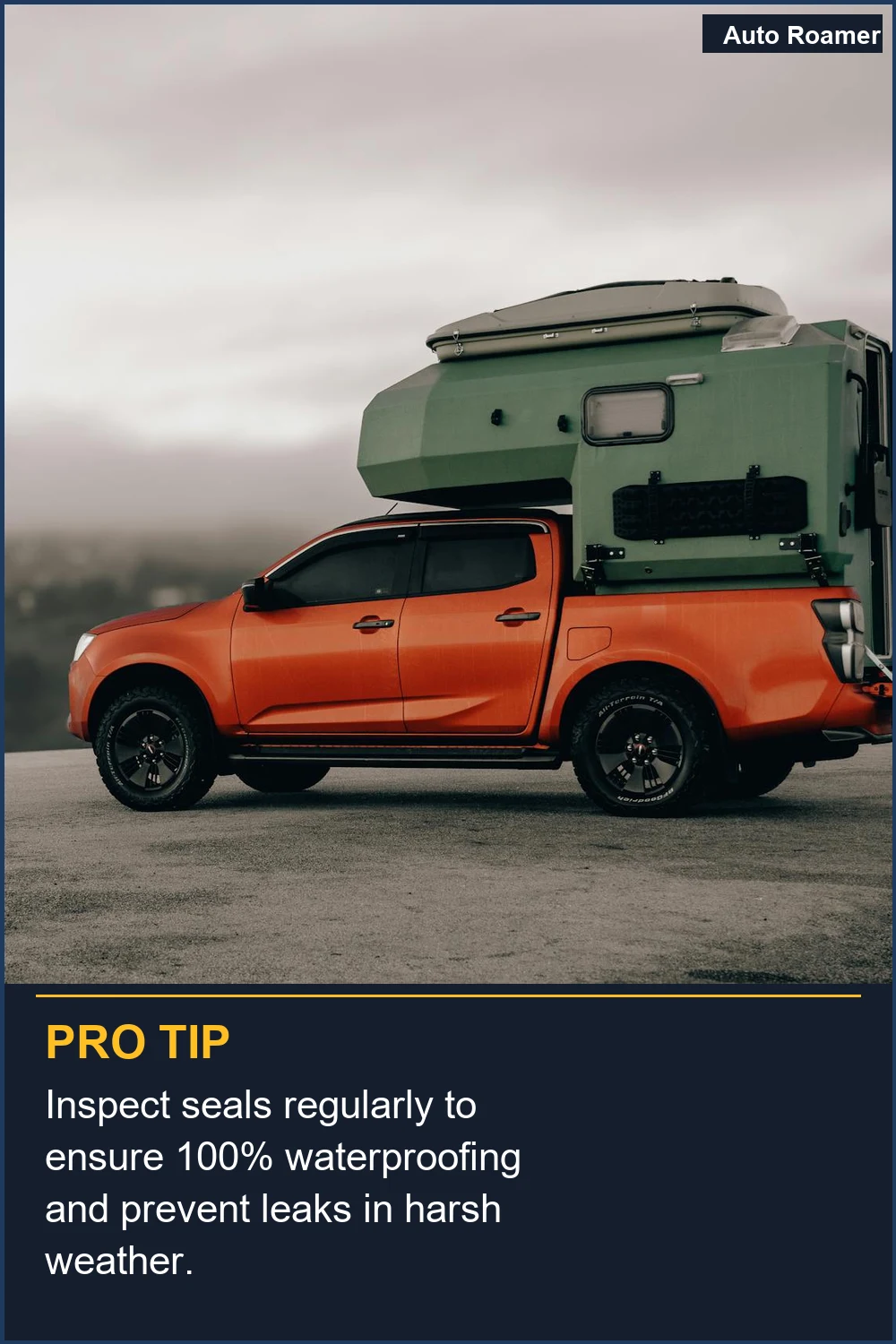 Inspect seals regularly to ensure 100% waterproofing and prevent leaks in harsh weather.