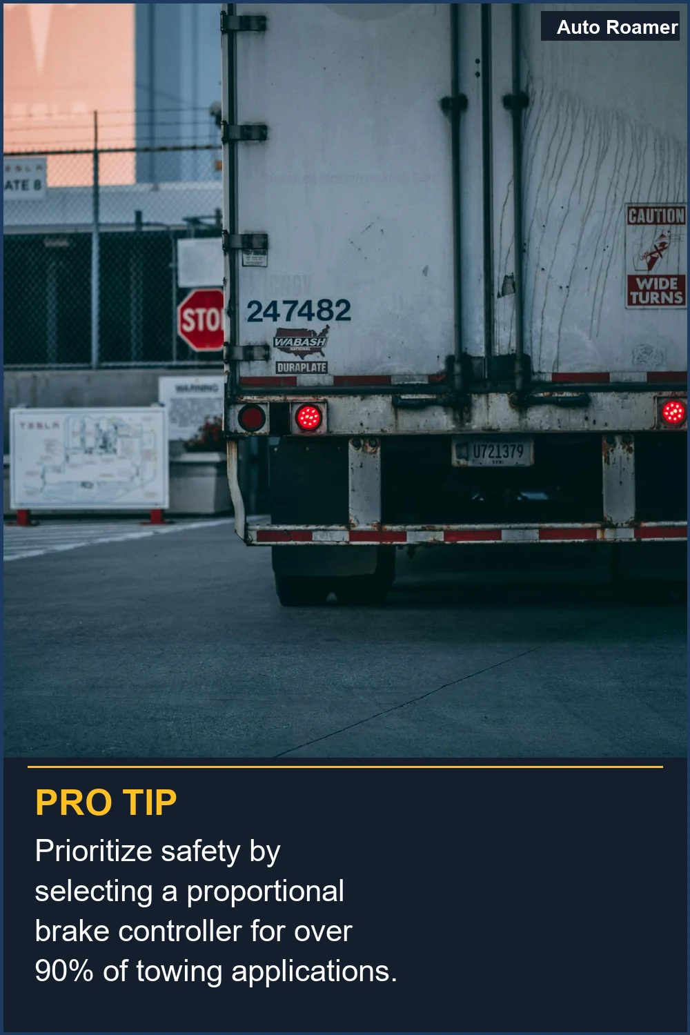 Prioritize safety by selecting a proportional brake controller for over 90% of towing applications.