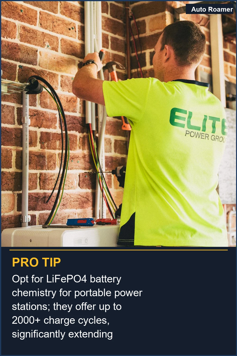 Opt for LiFePO4 battery chemistry for portable power stations; they offer up to 2000+ charge cycles, significantly extending lifespan.