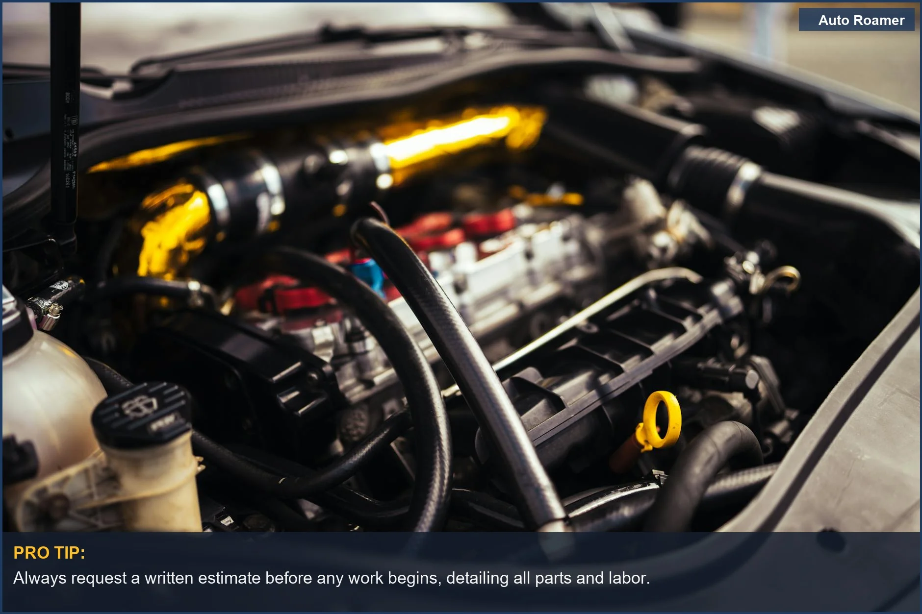 Detailed view of car engine parts, demonstrating automotive engineering and the necessity of understanding car repair costs.