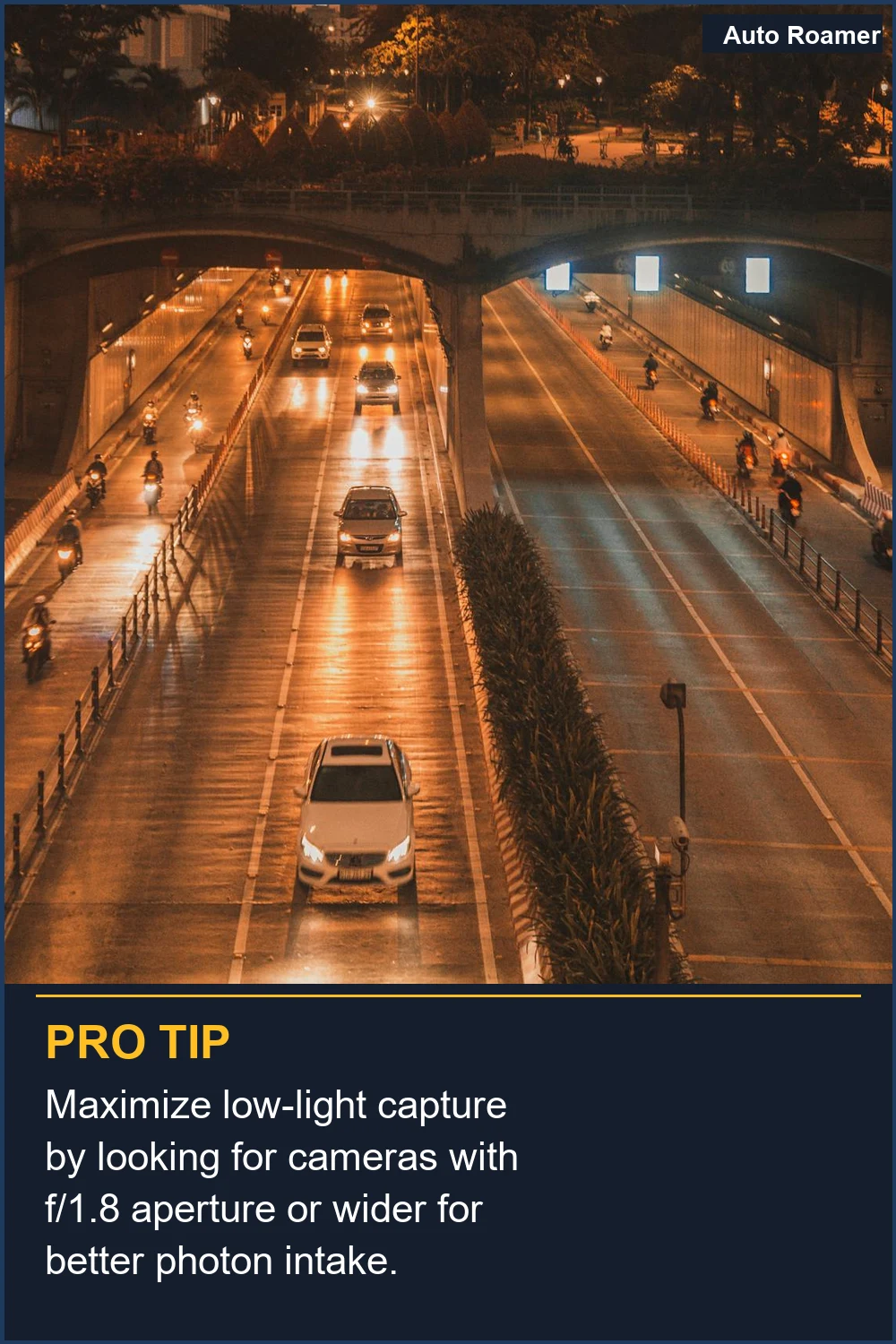 Maximize low-light capture by looking for cameras with f/1.8 aperture or wider for better photon intake.