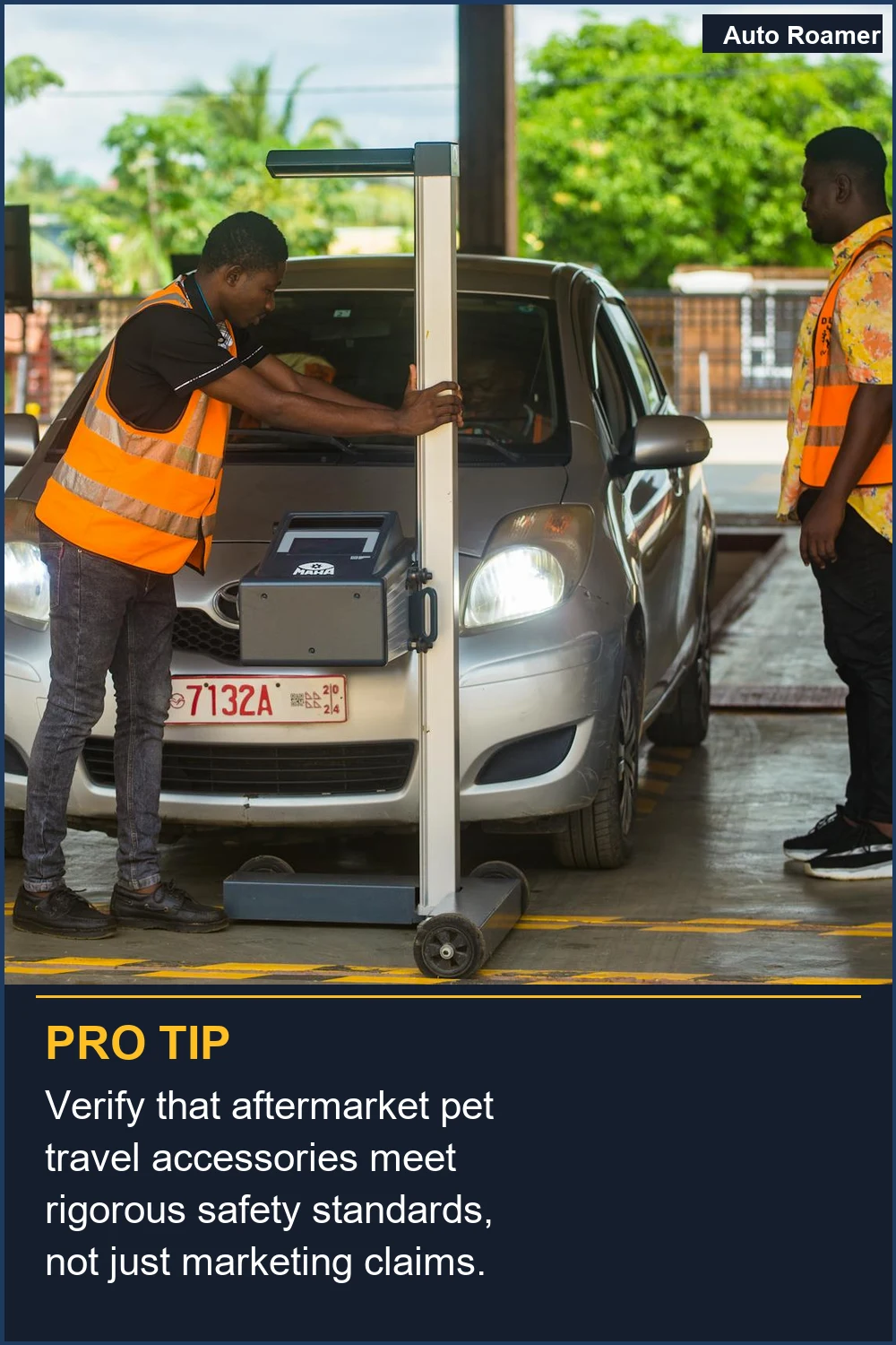 Verify that aftermarket pet travel accessories meet rigorous safety standards, not just marketing claims.