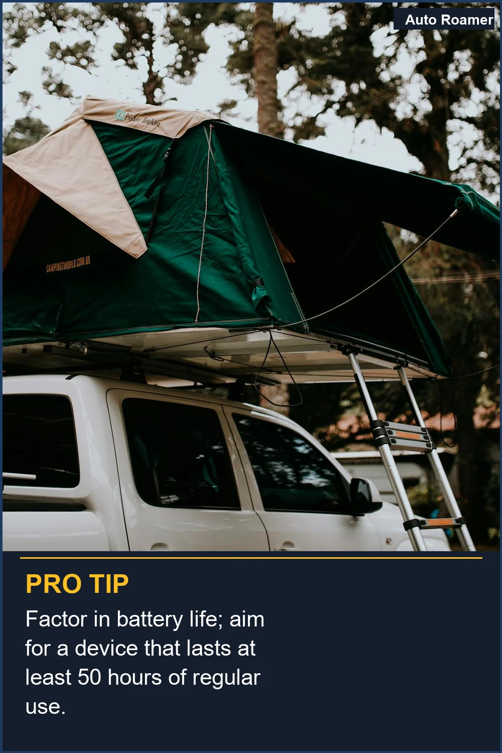 Factor in battery life; aim for a device that lasts at least 50 hours of regular use.