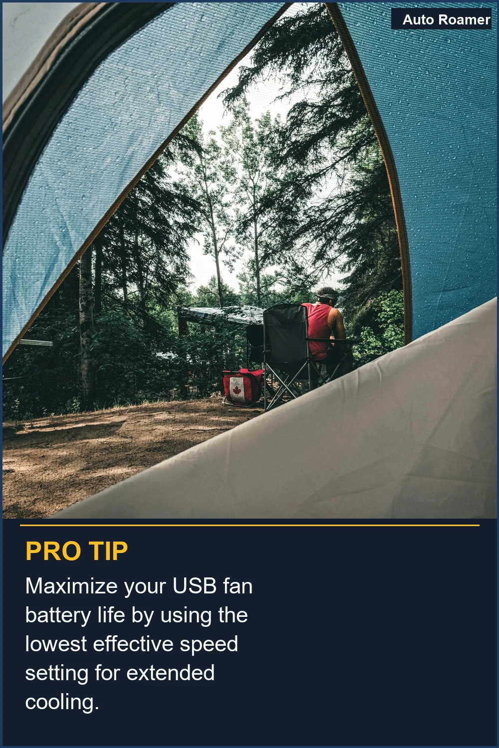 Maximize your USB fan battery life by using the lowest effective speed setting for extended cooling.
