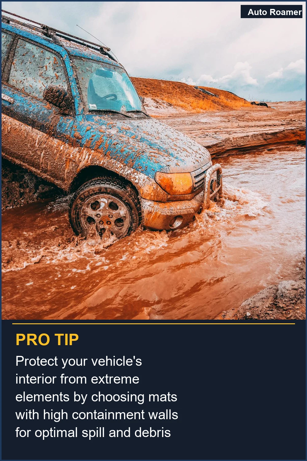 Protect your vehicle's interior from extreme elements by choosing mats with high containment walls for optimal spill and debris capture.