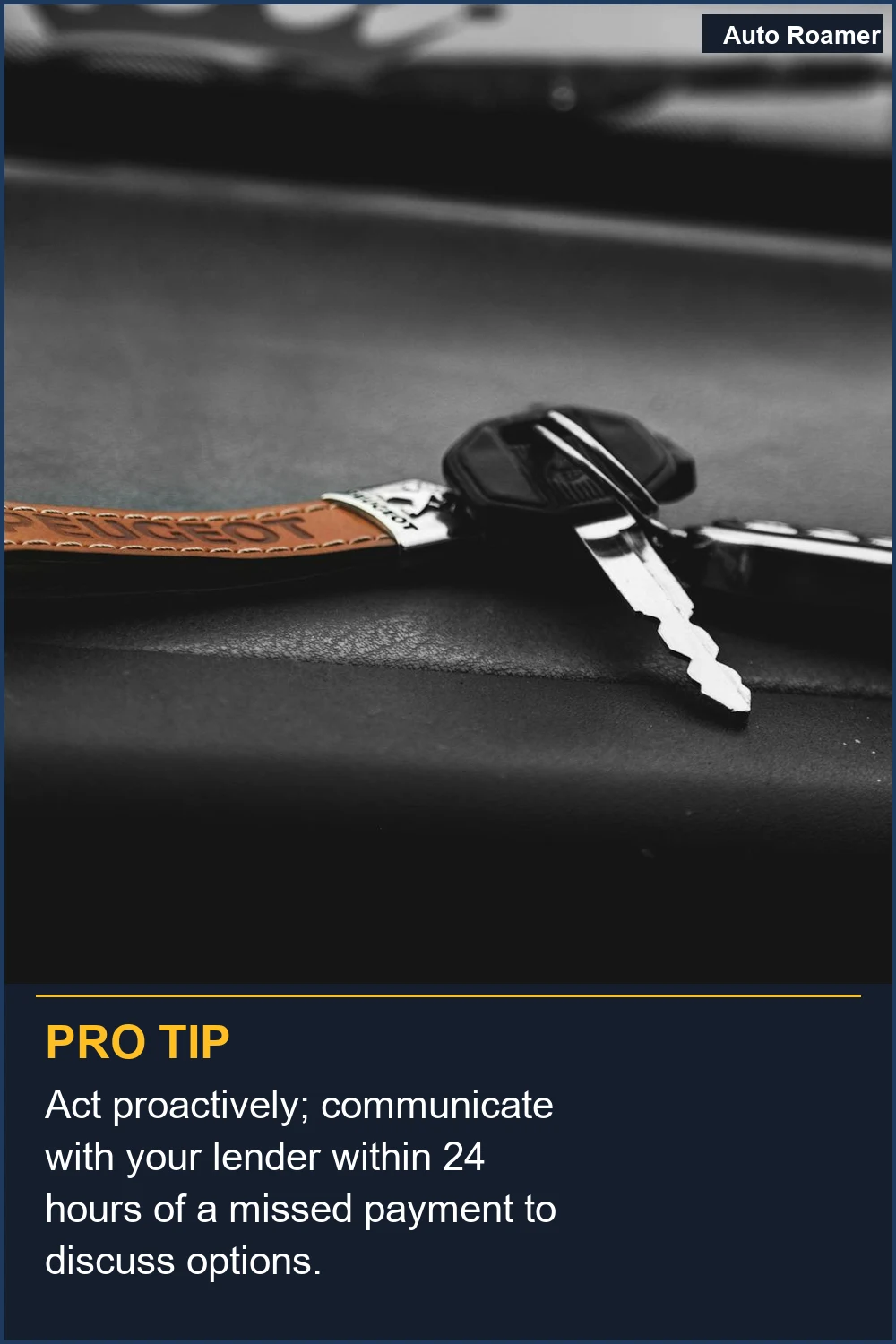 Act proactively; communicate with your lender within 24 hours of a missed payment to discuss options.