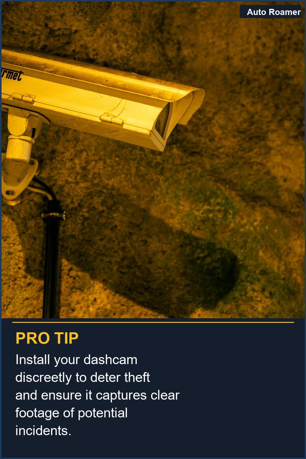 Install your dashcam discreetly to deter theft and ensure it captures clear footage of potential incidents.