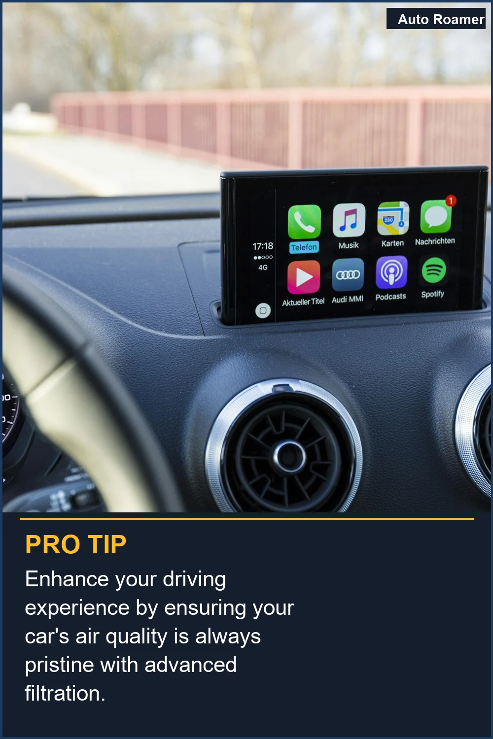 Enhance your driving experience by ensuring your car's air quality is always pristine with advanced filtration.