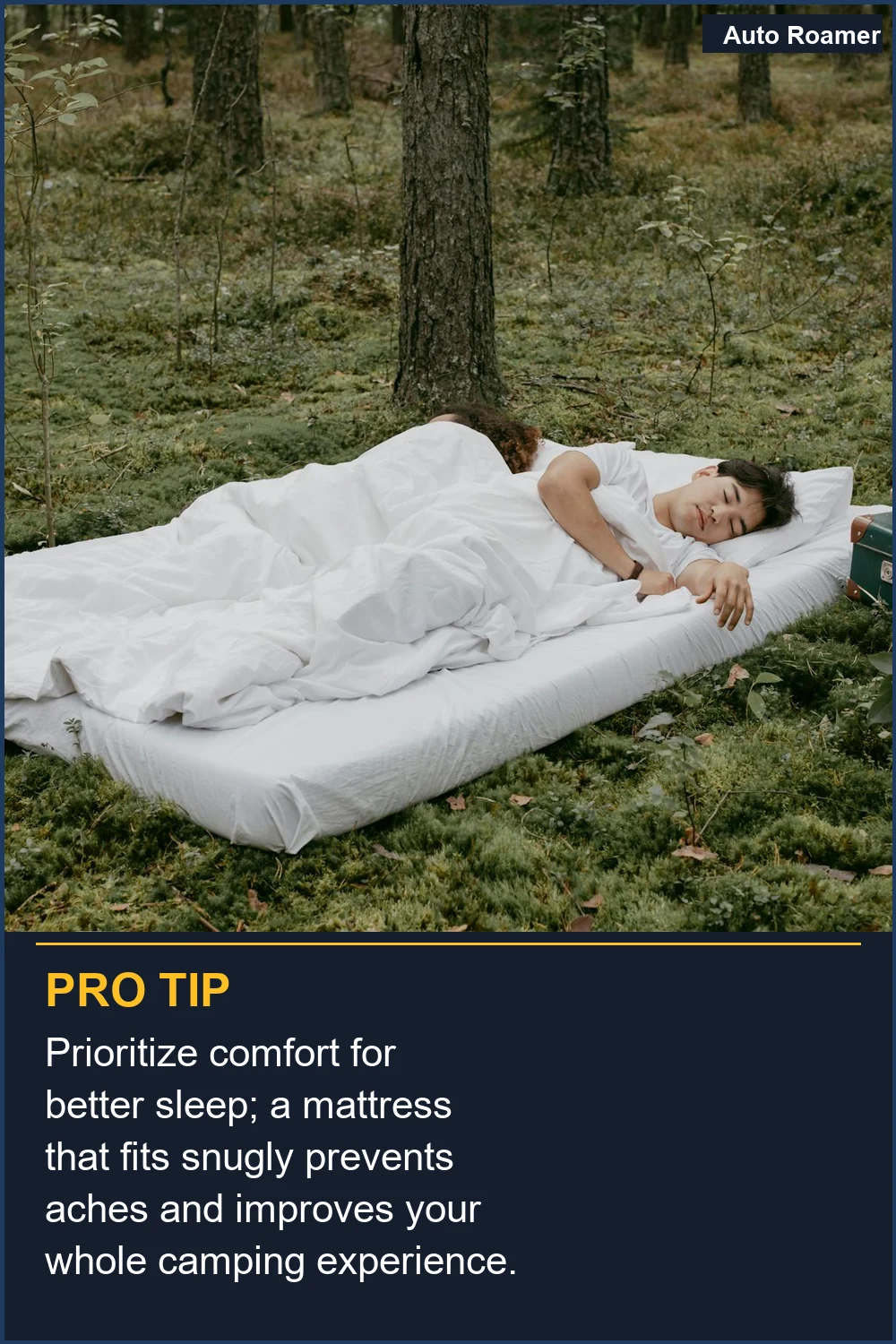 Prioritize comfort for better sleep; a mattress that fits snugly prevents aches and improves your whole camping experience.