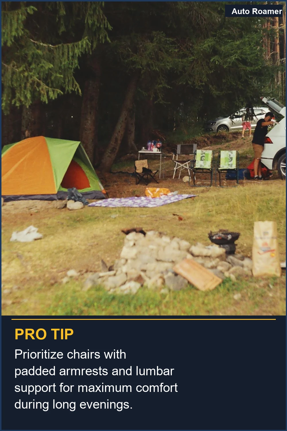 Prioritize chairs with padded armrests and lumbar support for maximum comfort during long evenings.