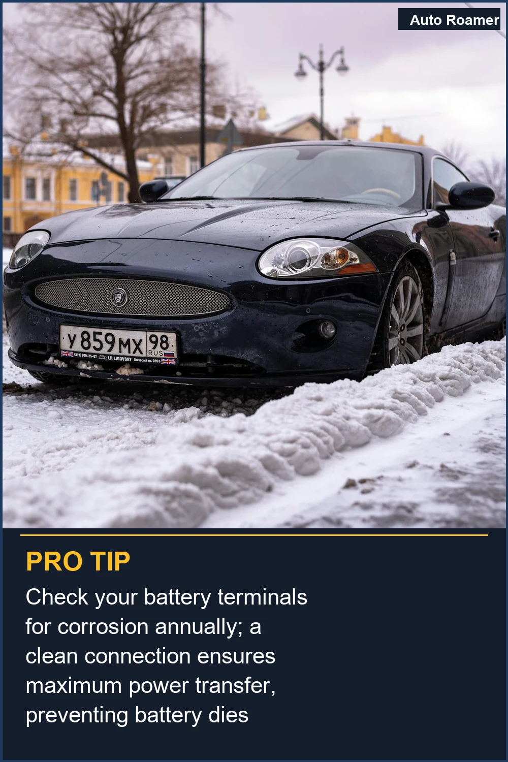Check your battery terminals for corrosion annually; a clean connection ensures maximum power transfer, preventing battery dies winter issues.