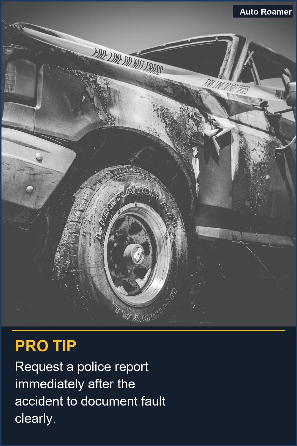 Request a police report immediately after the accident to document fault clearly.