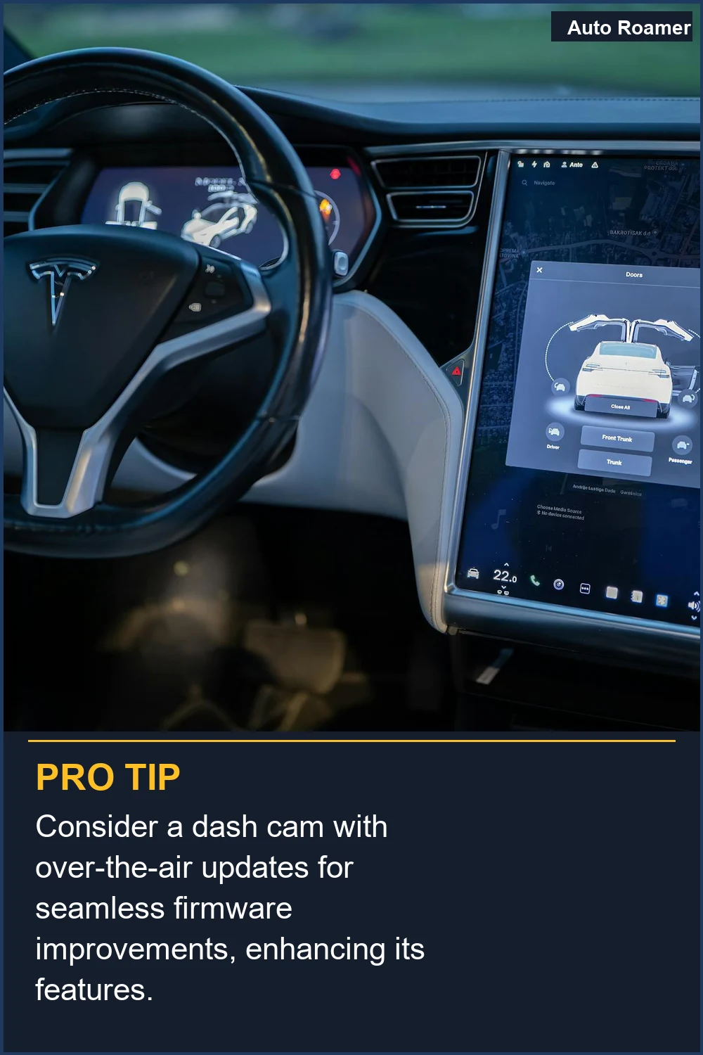 Consider a dash cam with over-the-air updates for seamless firmware improvements, enhancing its features.