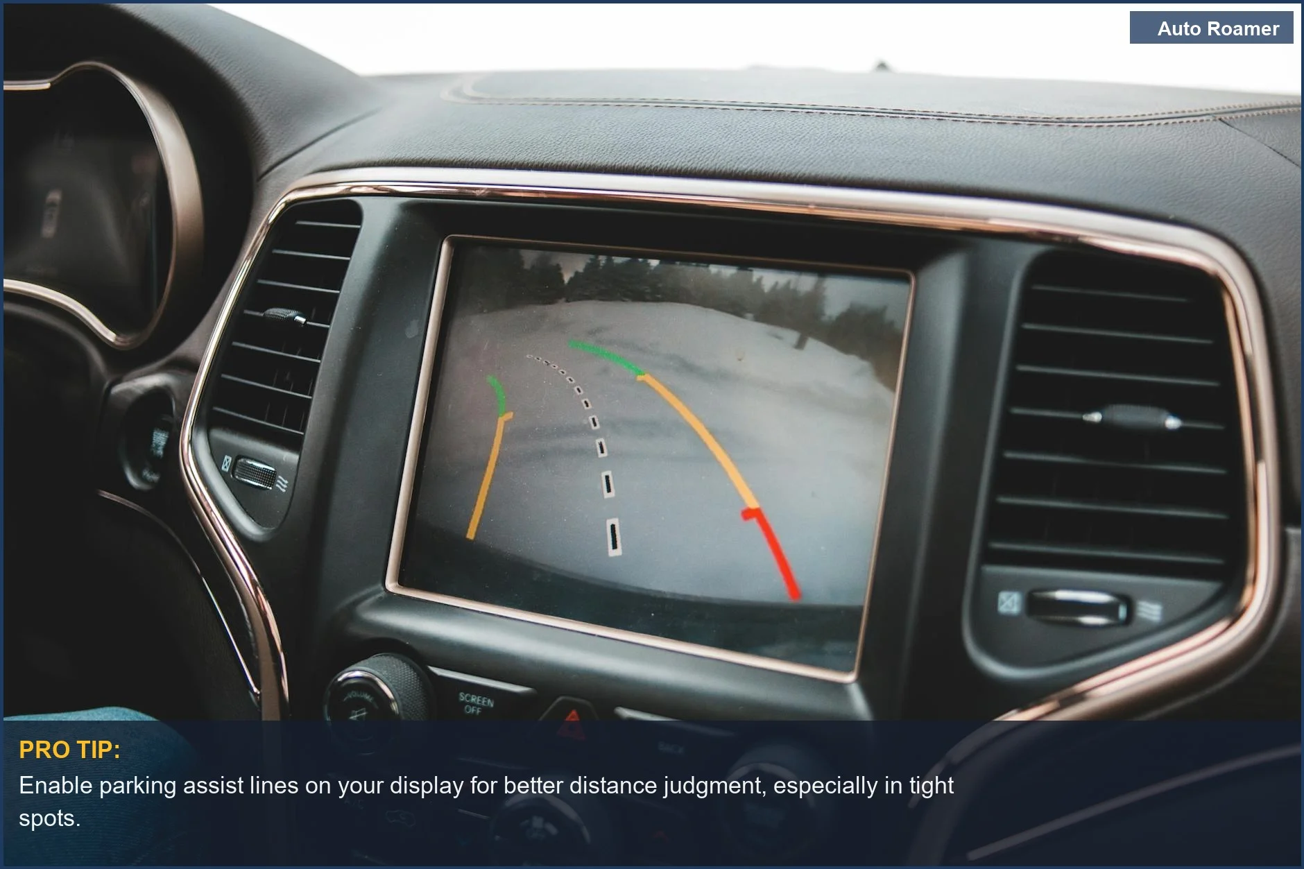 Enhance parking assist lines on your display for precise maneuvering and confident backing.