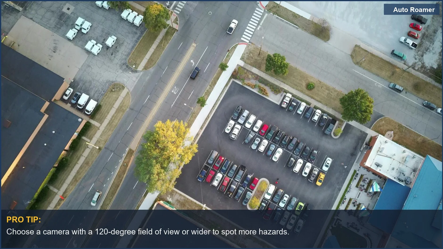 Maximize your backup safety with a wide field of view, capturing more of the area behind your vehicle.