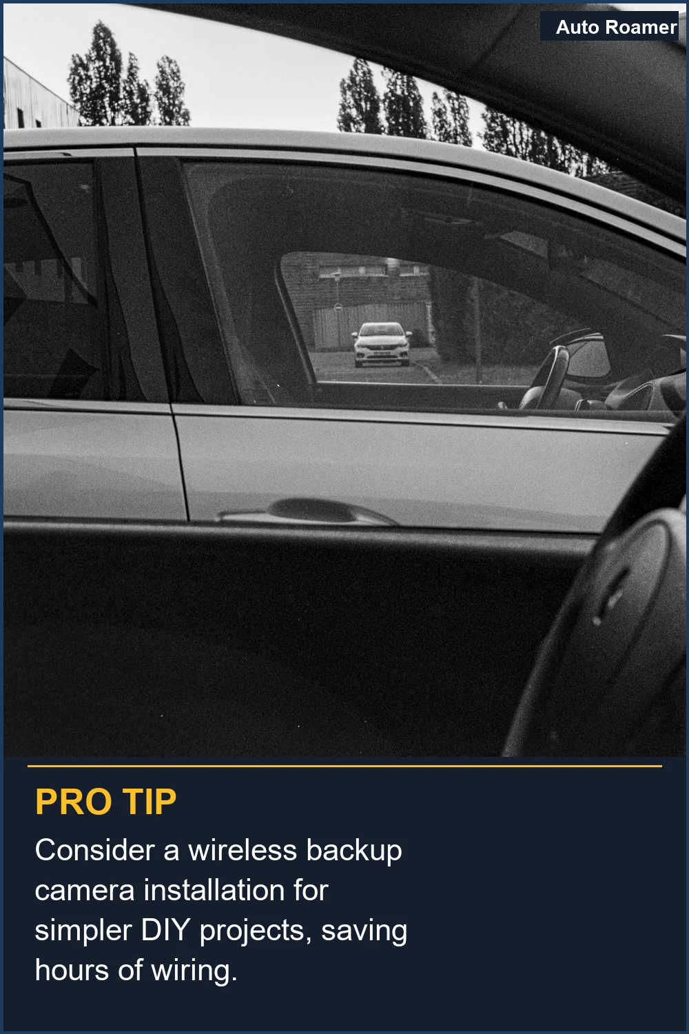 Consider a wireless backup camera installation for simpler DIY projects, saving hours of wiring.
