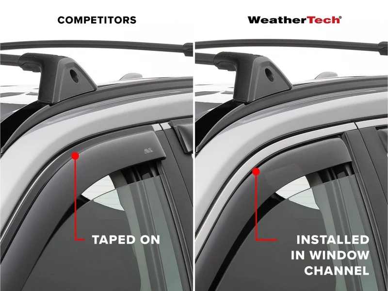 WeatherTech Side Window Deflectors (alternate view)