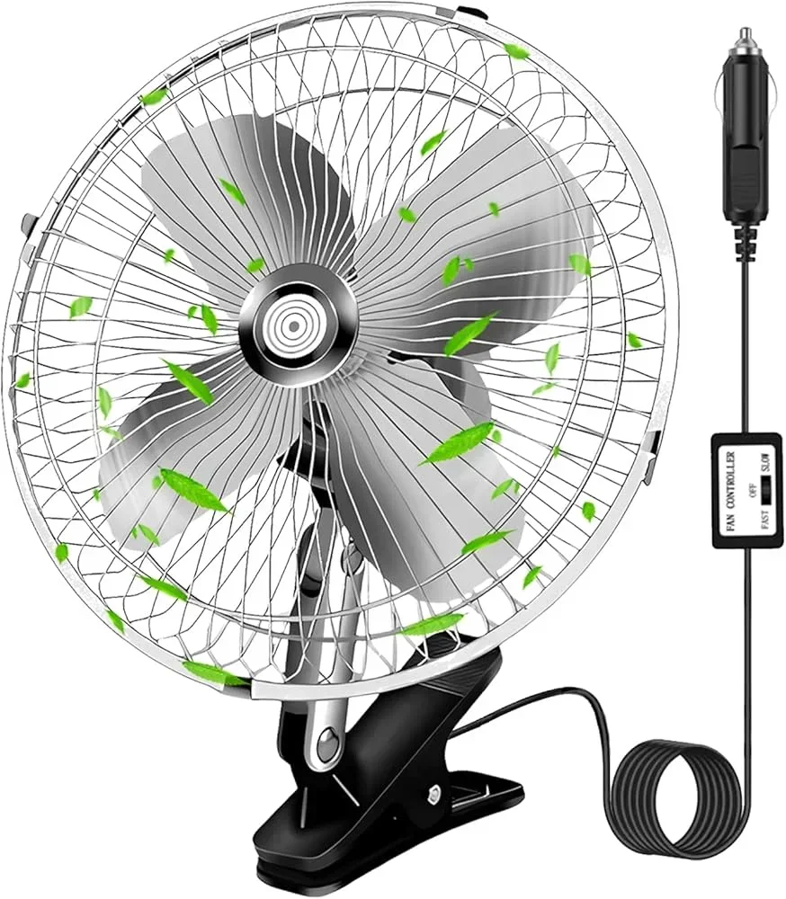 EnergeticSky 12V Car Fan — 2025 Toyota Highlander Camping Guide: Key Specs