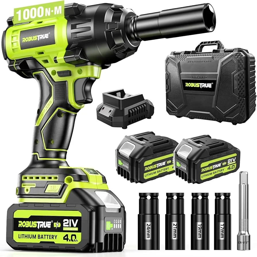 Robustrue Cordless Impact Wrench 738ft-lbs