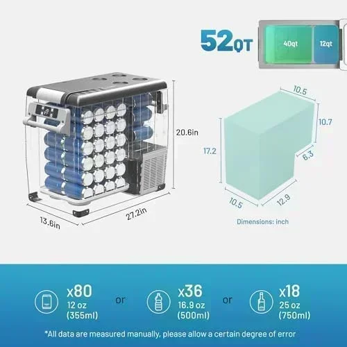 Alpicool CF55 — Best 12V Car Fridge for Road Trips & Camping (alternate view)