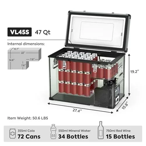 ICECO VL45 — Best 12V Car Fridge for Road Trips & Camping