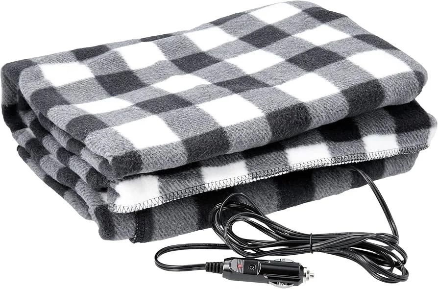 Stalwart 12V Heated Travel Blanket