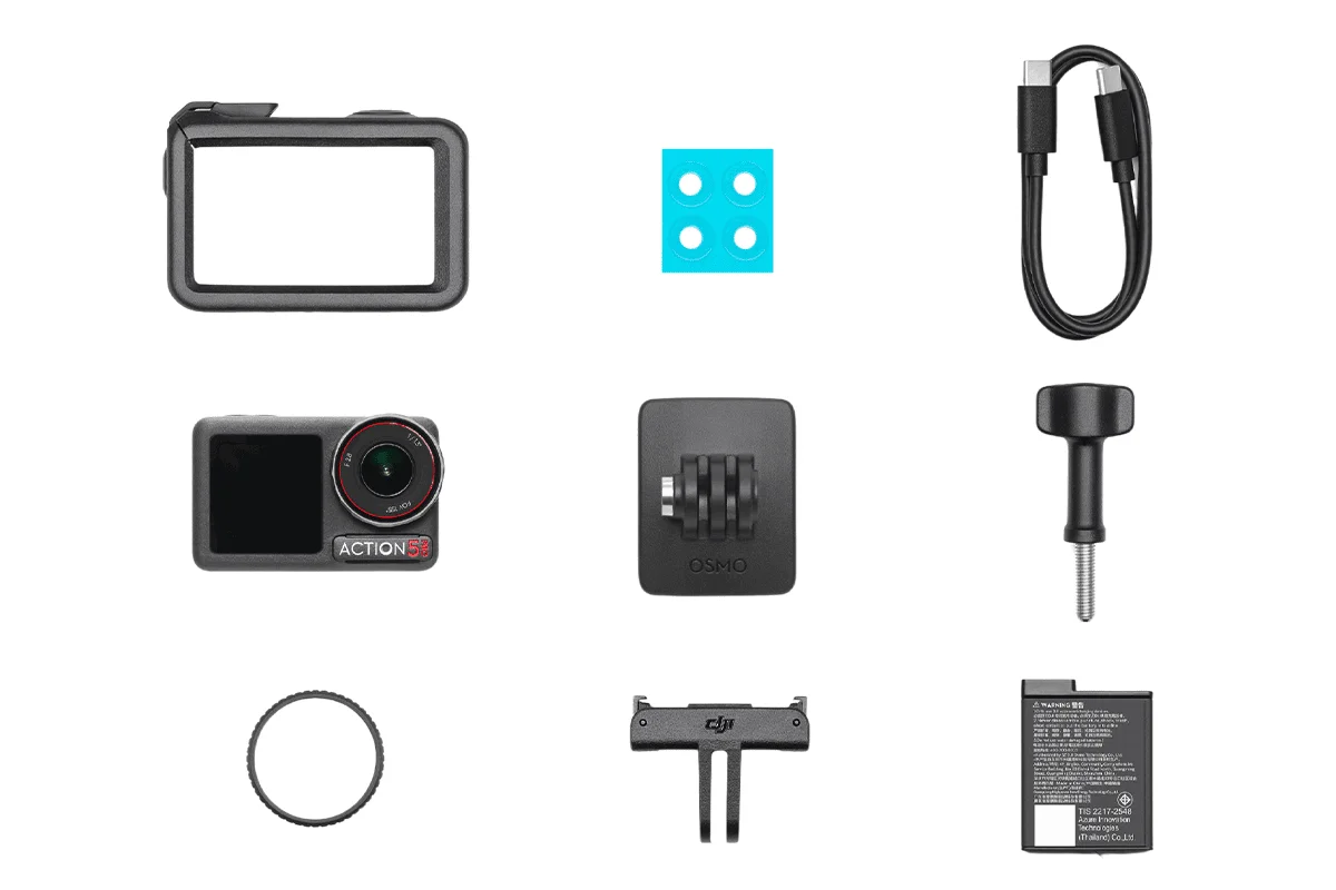 DJI Osmo Action 5 Pro — Action Camera With Longest Battery Life: DJI Osmo 5 Pro (alternate view)