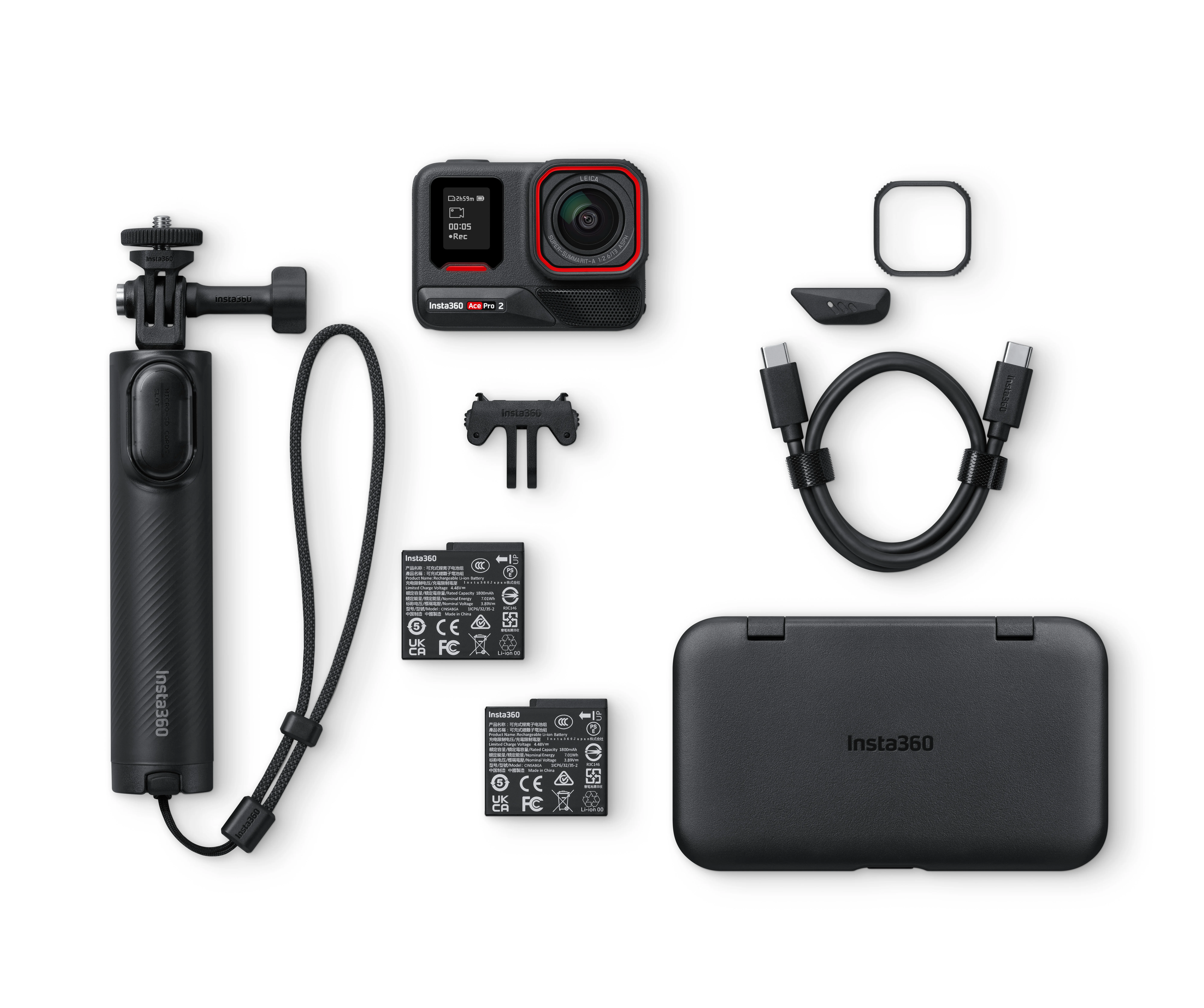 Insta360 Ace Pro 2 — Action Camera With Longest Battery Life: DJI Osmo 5 Pro
