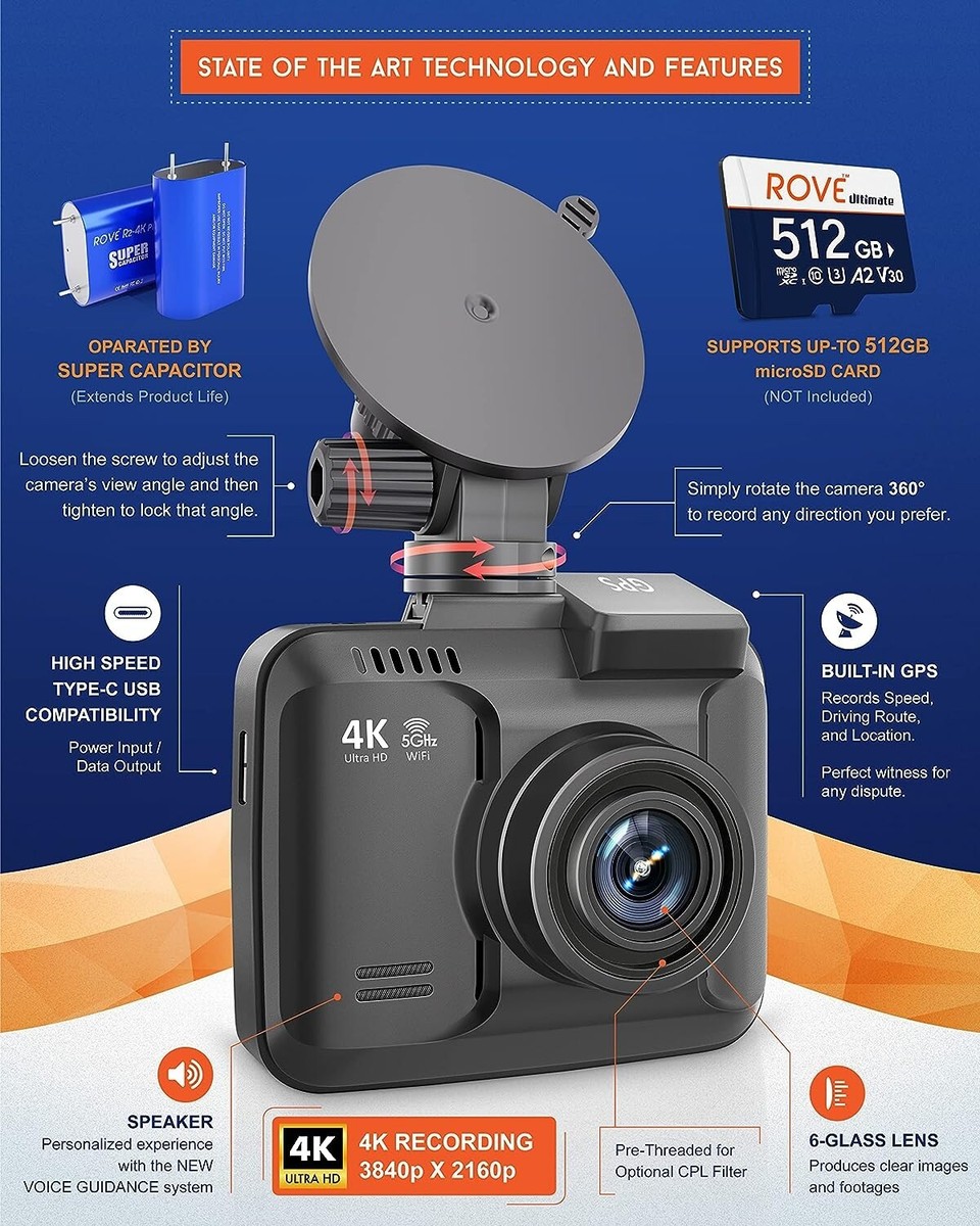 Rove R2-4K Dash Cam
