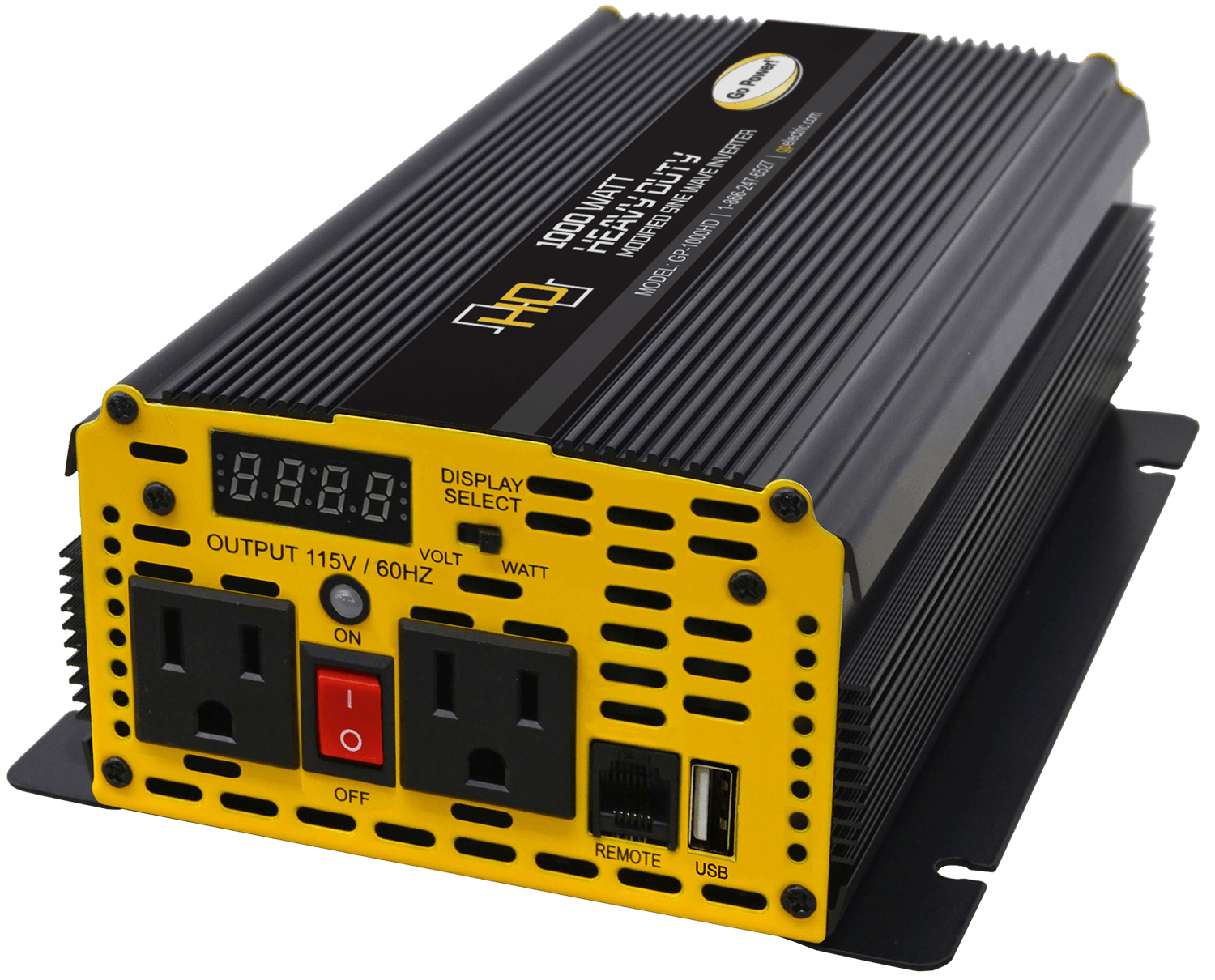 Go Power! GP-1000HD 1000W Pure Sine Wave Inverter