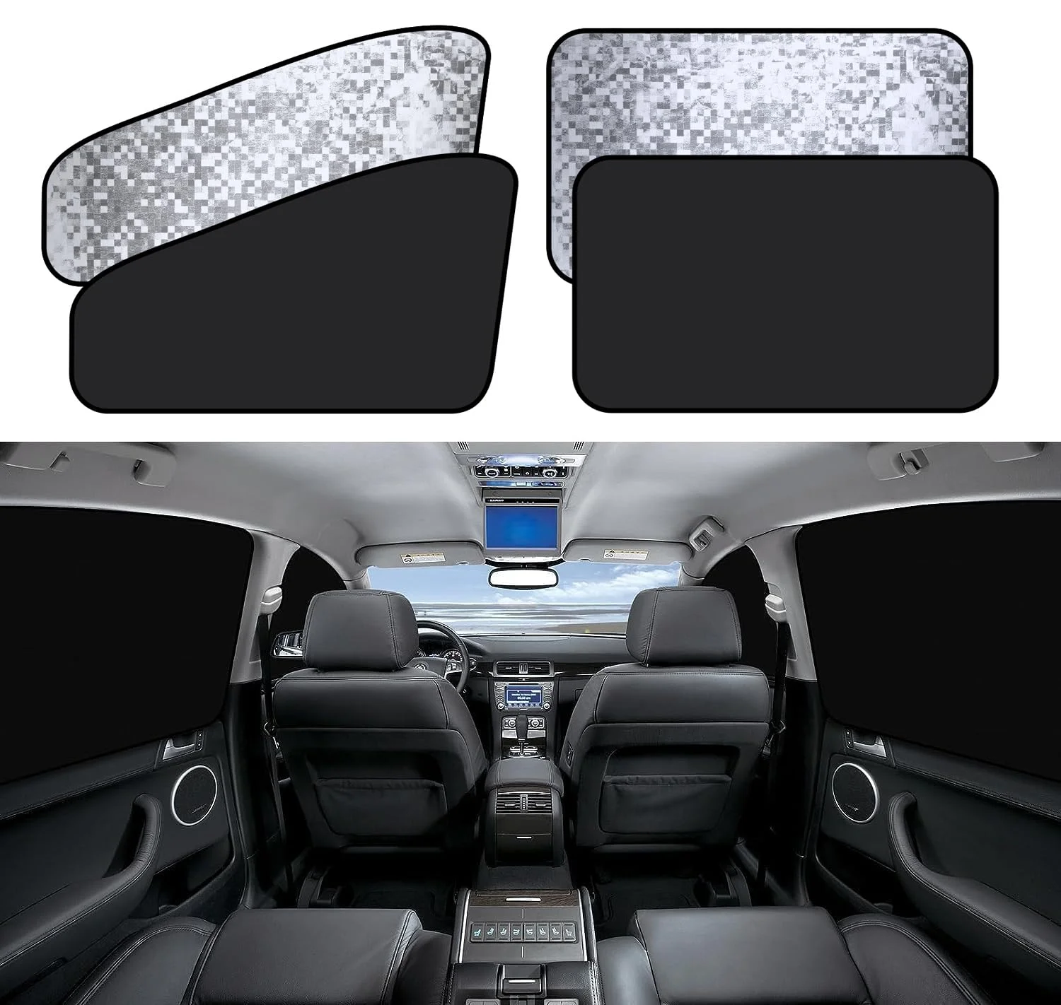 ZATOOTO Magnetic Car Side Window Sun Shades