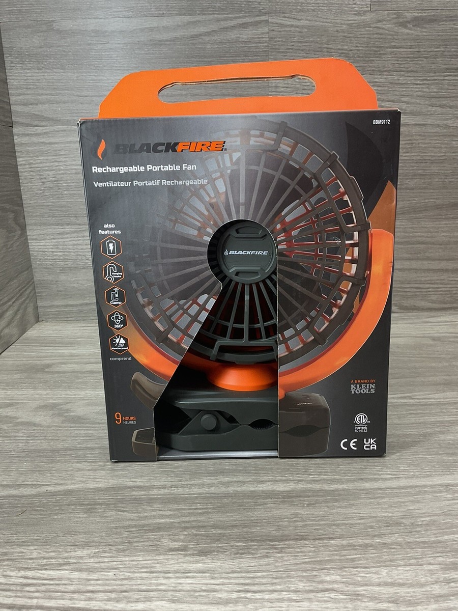 Blackfire Portable Rechargeable Fan