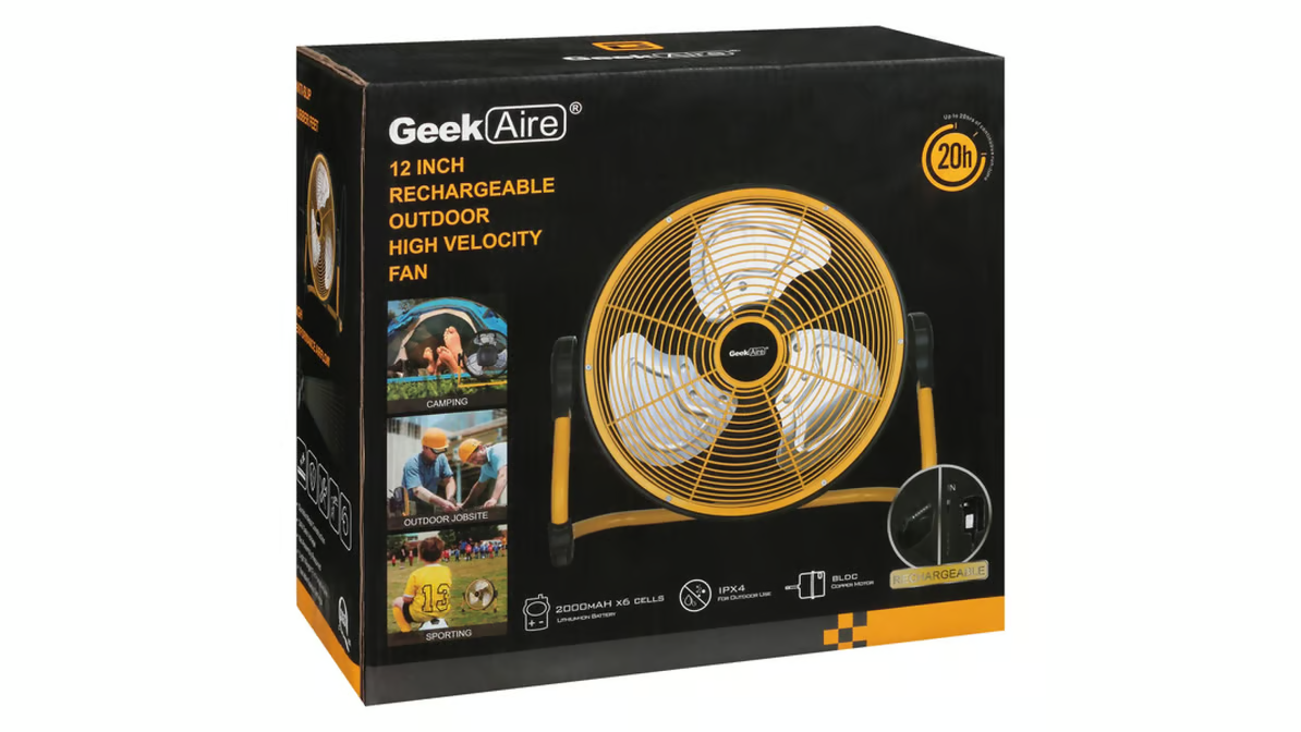 Geek Aire 12-Inch Camping Floor Fan
