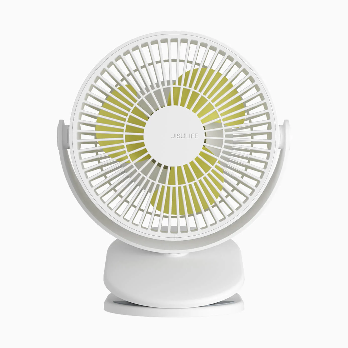 JISULIFE Clip/Desk/Hang 3-in-1 Rechargeable Fan